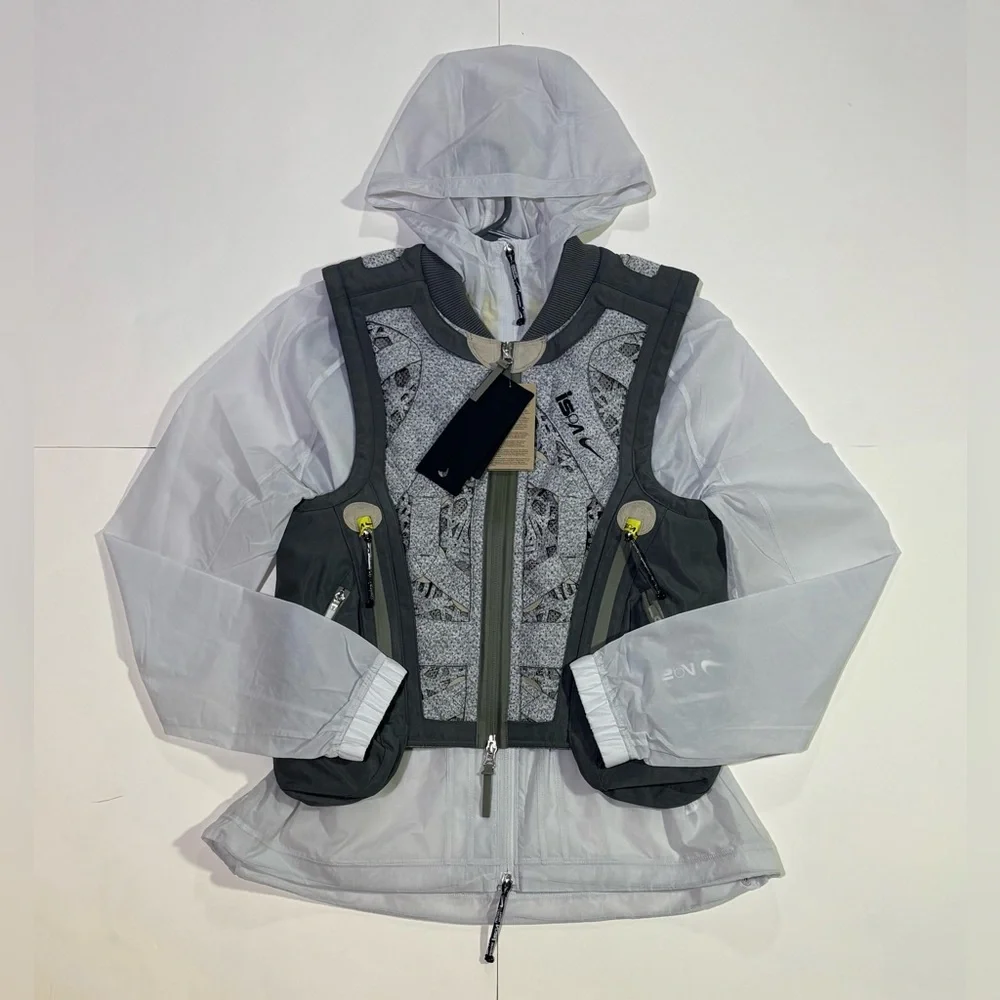 Nike ISPA Metamorph Full Zip Up Utility Vest & Jacket FJ7242-025 2XS XXS NEW NWT